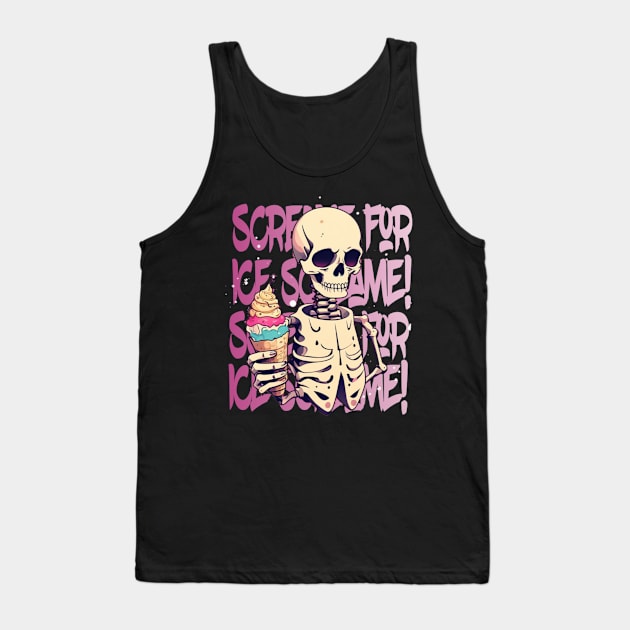 Scream for ice scream Tank Top by cy4designs 